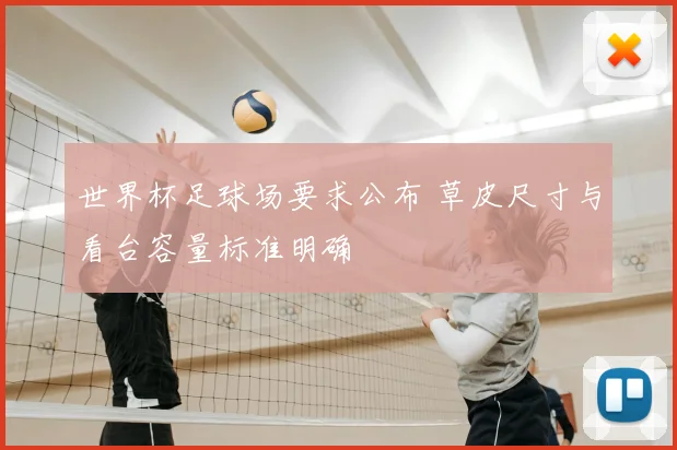世界杯足球场要求公布 草皮尺寸与看台容量标准明确